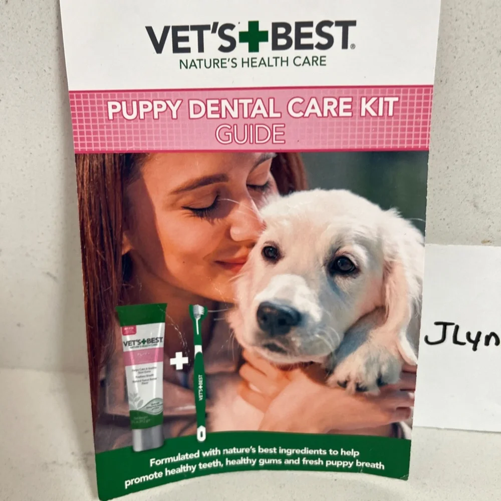 NEW Vet's Best Dog Toothpaste- Dog Teeth Cleaning 3.5oz Peanut Butter Flavor 2pc